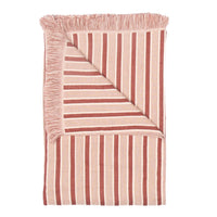 LAYDAYS LAGUNA BEACH TOWEL- PINK SAND & CHERRY