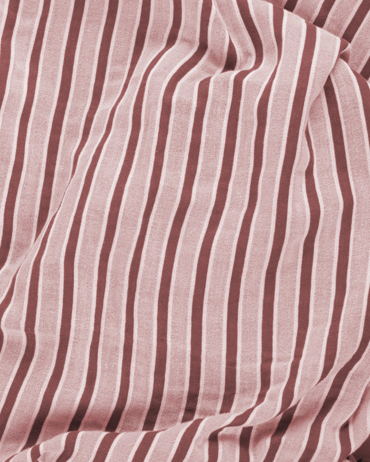 LAYDAYS LAGUNA BEACH TOWEL- PINK SAND & CHERRY