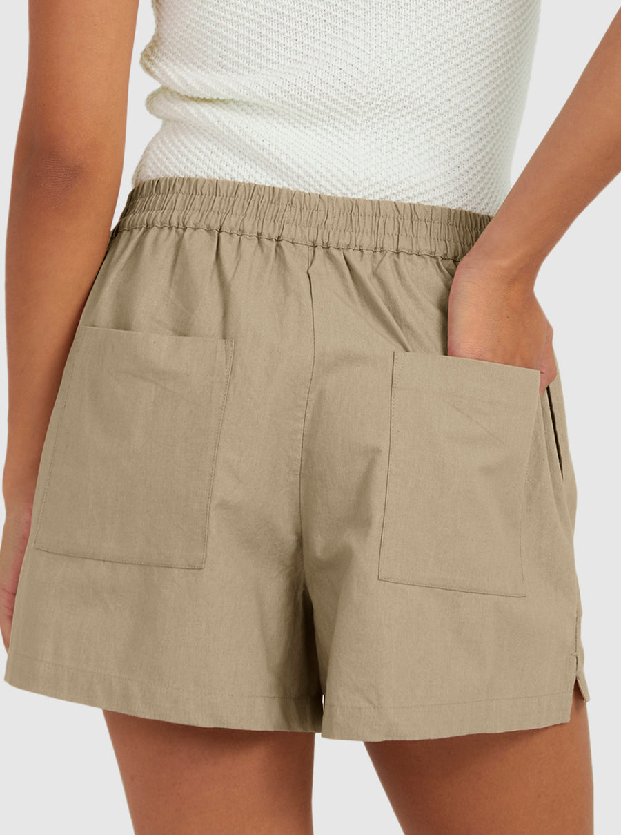 ROXY LEKEITIO BAY II  ELASTIC WAISTED SHORT