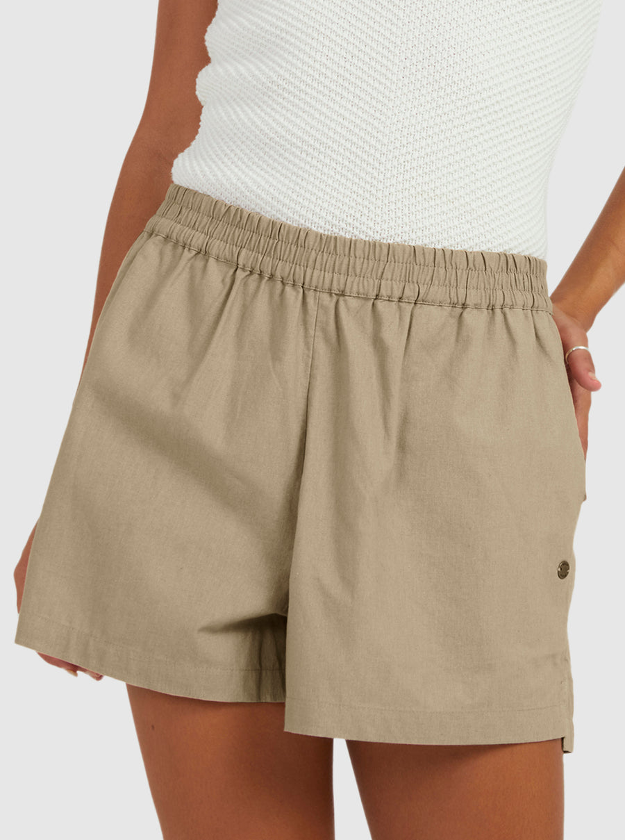 ROXY LEKEITIO BAY II  ELASTIC WAISTED SHORT