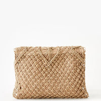 RIPCURL PARDISE PALMS JUTE CLUTCH