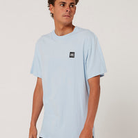 OCEAN AND EARTH BIG MENS CORP TEE - LIGHT GREY MARBLE