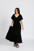 FLORENCE BOHEMIA DELPHINE DRESS - BLACK