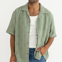 RHYTHM OASIS SS SHIRT - DESERT GRASS