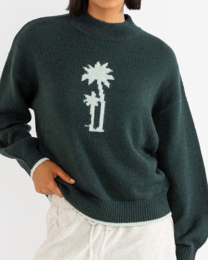 RHYTHM PALM SHADOW JUMPER - JADE