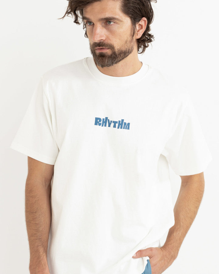 RHYTHM PRAISE THE SUN VINTAGE SS T-SHIRT - NATURAL