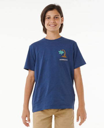 RIP CURL DESTO TEE - WISH YOU WERE HERE