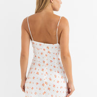 RHYTHM ROSIE FLORAL MINI DRESS - WHITE