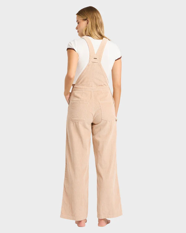 BILLABONG VACAY CORD OVERALL - OATMEAL