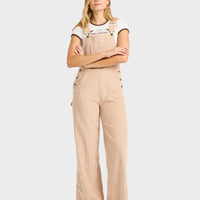 BILLABONG VACAY CORD OVERALL - OATMEAL