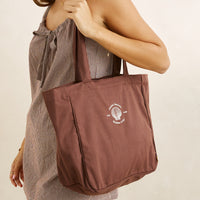 RHYTHM SANDY ZIP TOTE BAG - CHOCOLATE