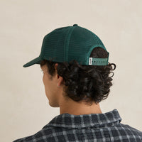 RHYTHM SCRIPT TRUCKER CAP - GREEN