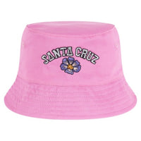 SANTA CRUZ FIELD ARCH REPEAT REVERSIBLE BUCKET HAT - PINK