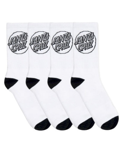 SANTA CRUZ OPUS DOT CREW SOCK 4 PACK