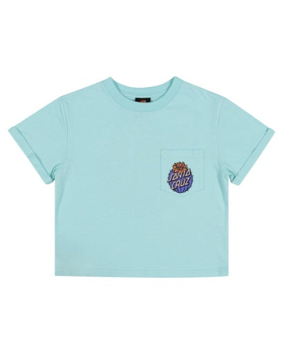 SANTA CRUZ CACTUS DOT TEE - AQUA