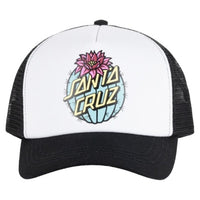 SANTA CRUZ CACTUS DOT TRUCKER CAP - BLACK