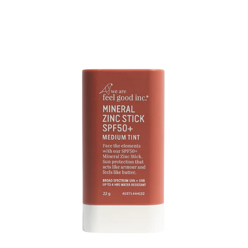 WE ARE FEEL GOOD INC MINERAL ZINC STICK SPF50+ MEDIUM TINT