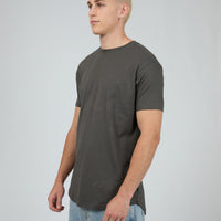 SILENT THEORY SOLID TAIL TEE - COAL
