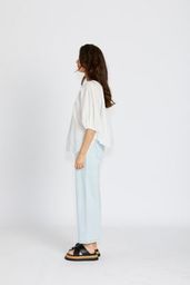FLORENCE BOHEMIA DAISY TOP - WHITE