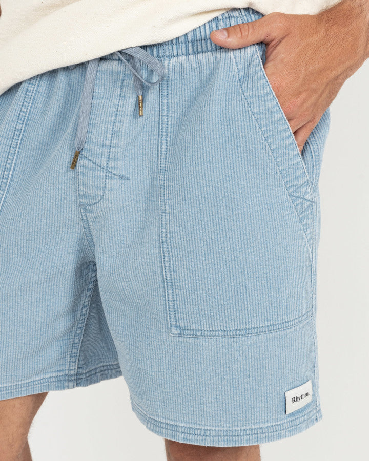 RHYTHM TEXTURED WALE JAM - INDIGO