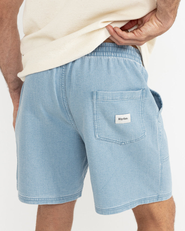 RHYTHM TEXTURED WALE JAM - INDIGO