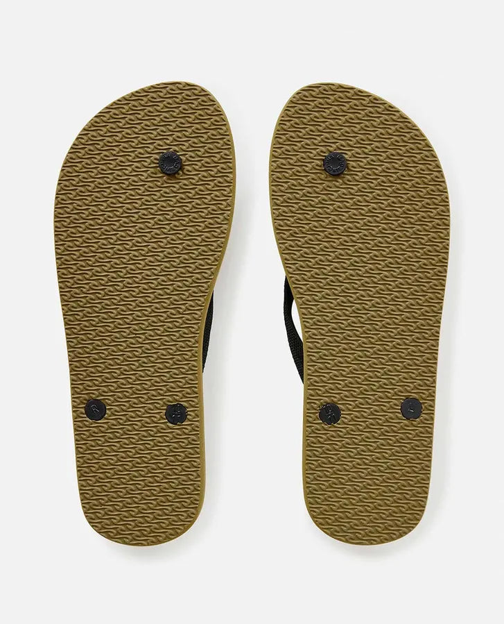 BRAND LOGO BLOOM OPEN TOE - OLIVE