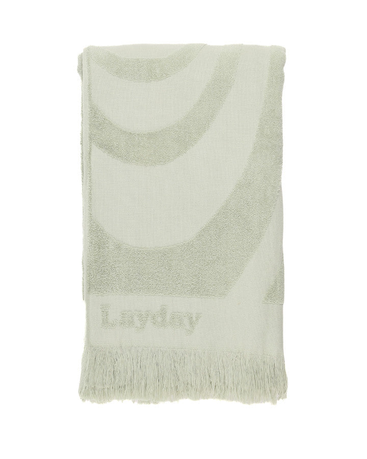 LAYDAYS TIDE BEACH TOWEL - SEAGRASS