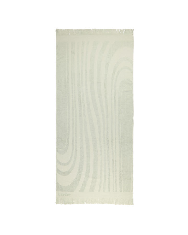 LAYDAYS TIDE BEACH TOWEL - SEAGRASS