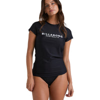 BILLABONG SOCIETY SHORT SLEEVE SUNSHIRT - BLACK