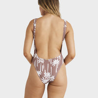BILLABONG SUNSET CANYON SQUARE TANKER ONE PIECE SWIMSUIT - NUGMEG