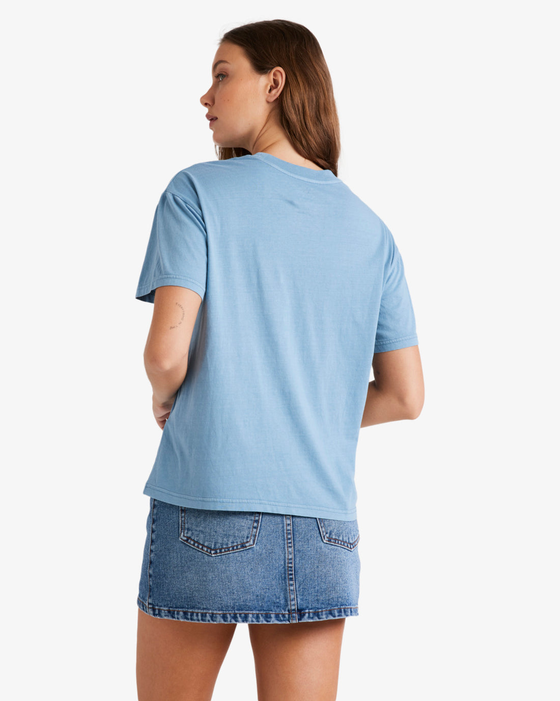 BILLABONG WOMENS LOST IN BLISS SHIRT - BLUE SHADOW
