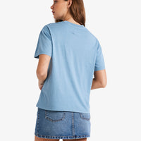 BILLABONG WOMENS LOST IN BLISS SHIRT - BLUE SHADOW