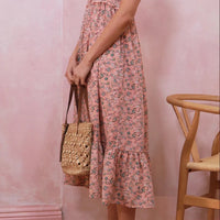 SLIDE SHOW MAE MIDI DRESS - PINK