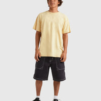 QUIKSILVER SALT WATER CREW TEE - RATTAN