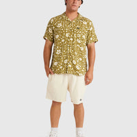 RVCA WILDFLOWER SS SHIRT - MOSS