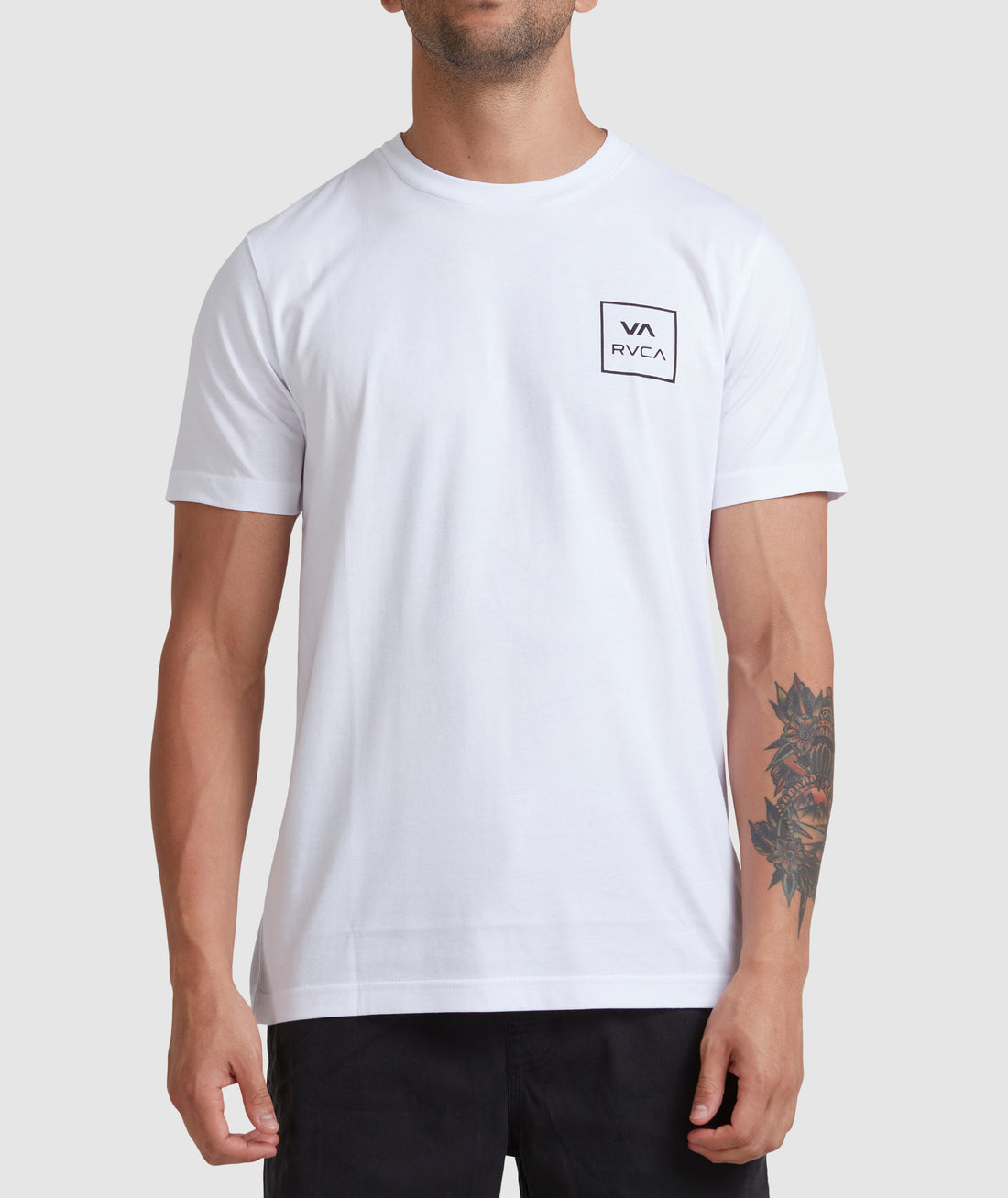 RVCA VA ALL THE WAYS SS TEE - WHITE