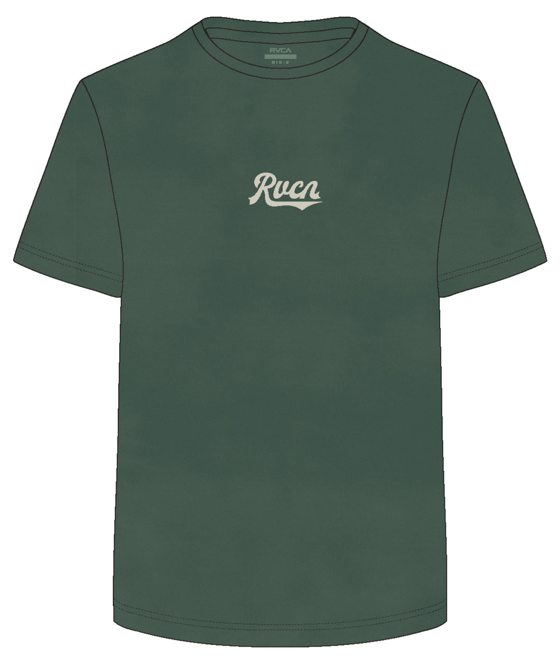 RVCA SCRIPT SS TEE - GRASS GREEN
