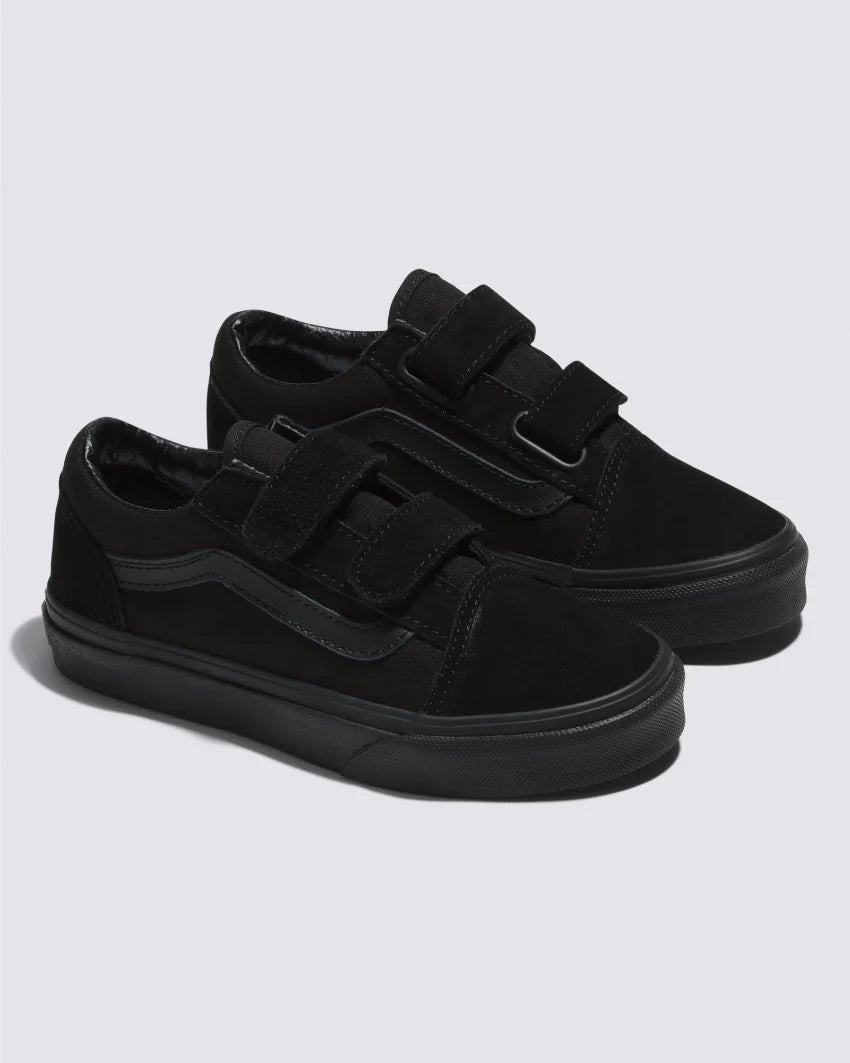 VANS YOUTH OLD SKOOL VELCRO - BLACK/BLACK