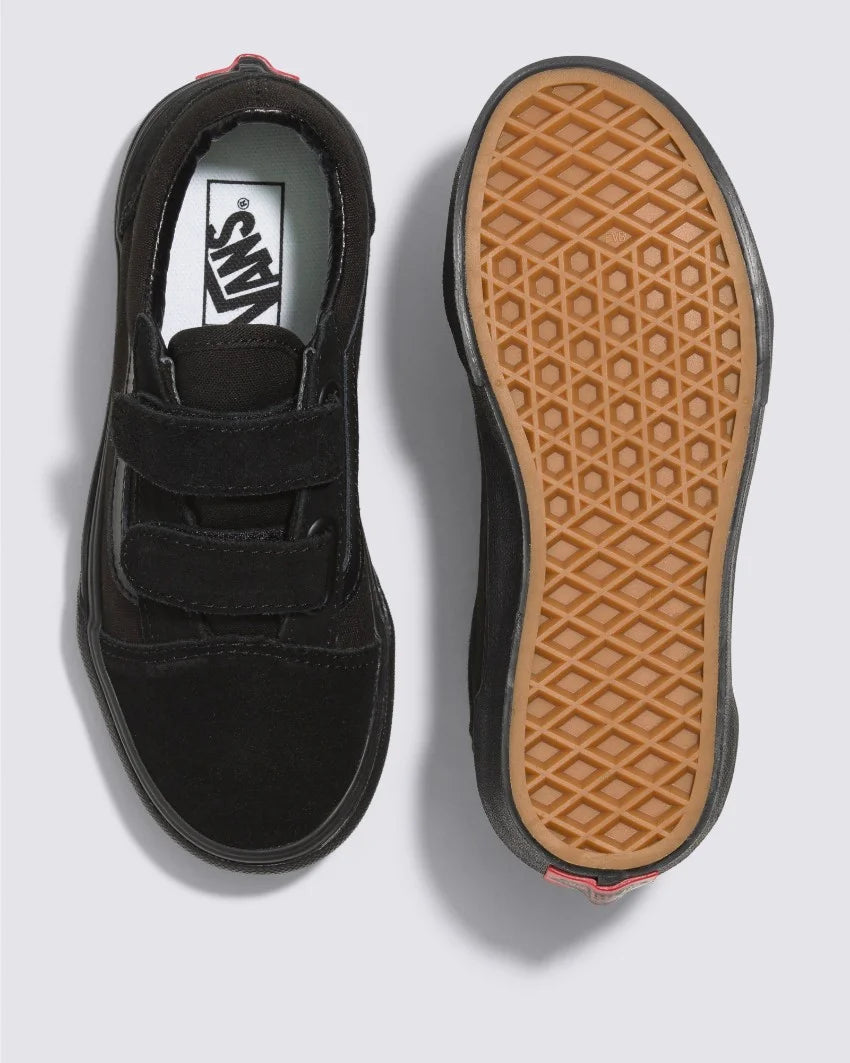 VANS YOUTH OLD SKOOL VELCRO - BLACK/BLACK