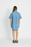 FLORENCE BOHEMIA PHOENIX DRESS - DENIM BLUE