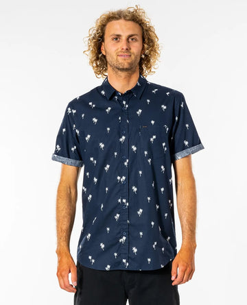 RIPCURL PARADISE PALMS SHORT SLEEVE SHIRT