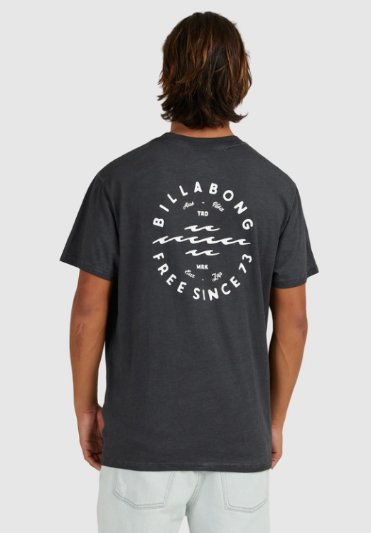 BILLABONG BIG WAVE DAZ SHORT SLEEVE TEE - BLACK