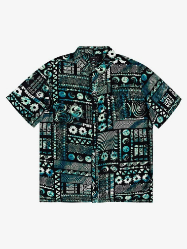 QUIKSILVER WORLD BEYOND SHORT SLEEVE SHIRT