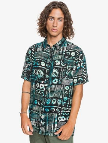 QUIKSILVER WORLD BEYOND SHORT SLEEVE SHIRT