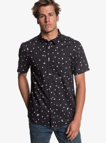 QUIKSILVER CHERRY POP SHORT SLEEVE SHIRT