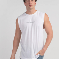 QUIKSILVER TIMELESS HOURS MUSCLE - WHITE
