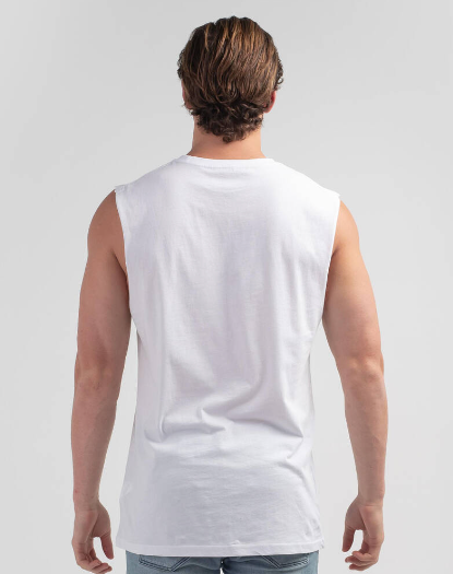 QUIKSILVER TIMELESS HOURS MUSCLE - WHITE