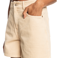 ROXY MORNINGS SPLENDOUR MID SHORTS - SAND