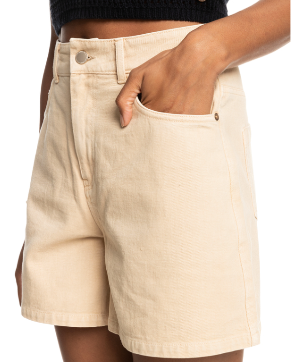 ROXY MORNINGS SPLENDOUR MID SHORTS - SAND