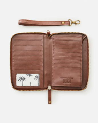 RIPCURL KROO RFID LEATHER WALLET - CHOCOLATE